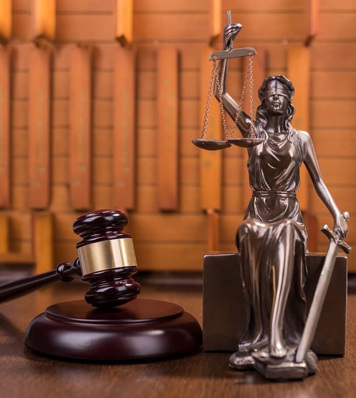 justice and Wooden gavel,law concept